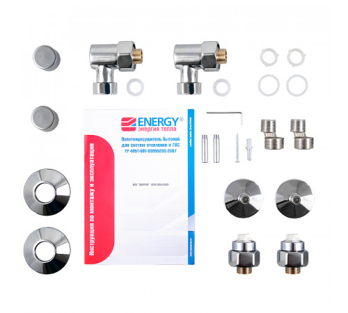 Водяной полотенцесушитель Energy Techno 600x400 EWTR0TECH0604000000 Хром