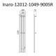 Электрический полотенцесушитель Маргроид Inaro 1200x120 Inaro-12012-1049-9005R правый Черный матовый