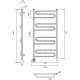 Электрический полотенцесушитель Domoterm Офелия П12 500x950 АБР EL Античная бронза