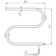 Электрический полотенцесушитель Domoterm S-образный DMT 112 42x50 EK R Хром