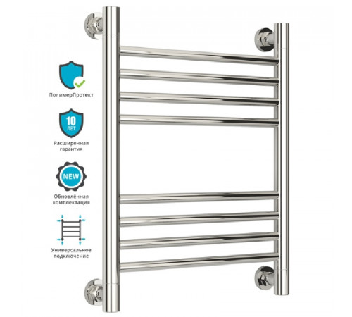 Водяной полотенцесушитель Сунержа Богема прямая 500х400 Хром