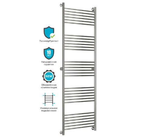 Водяной полотенцесушитель Сунержа Богема прямая 1900х600 Хром