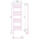 Электрический полотенцесушитель Сунержа Богема 3.0 прямая 1000x300 L 00-5804-1030 Хром