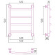 Водяной полотенцесушитель Сунержа Галант+ 500х400 00-0200-5040 Хром