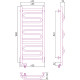 Электрический полотенцесушитель Сунержа Элегия 2.0 1000x400 L 00-5218-1040 Хром