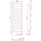 Электрический полотенцесушитель Сунержа Элегия 2.0 1200x400 R 00-5219-1240 Хром