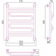 Водяной полотенцесушитель Сунержа Элегия+ 600х500 00-0205-6050 Хром