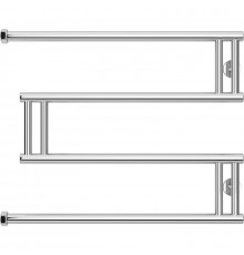 Водяной полотенцесушитель Сунержа High-Tech+ M 500x650 00-4050-5065 Хром