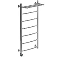 Электрический полотенцесушитель Ника Arc ЛД ВП 100/40 с полкой Хром