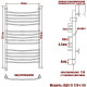 Электрический полотенцесушитель Ника Arc ЛД (Г2) 120/50 Хром