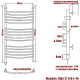 Электрический полотенцесушитель Ника Arc ЛД (Г2) 120/40 Хром