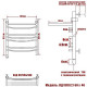 Электрический полотенцесушитель Ника Arc ЛД (Г2) ВП 60/40 с полкой Хром