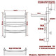 Электрический полотенцесушитель Ника Arc ЛД (Г2) ВП 60/50 с полкой Хром