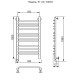Электрический полотенцесушитель Ника Trapezium ЛТ (Г2) 100/50 Хром