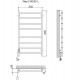 Электрический полотенцесушитель Ника Way-2 80/50 Хром