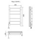 Электрический полотенцесушитель Ника Way-2 60/40 Хром