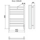Электрический полотенцесушитель Ника Step-3 80/40 Хром