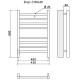 Электрический полотенцесушитель Ника Step-3 80/40 Хром
