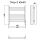 Электрический полотенцесушитель Ника Step-2 60/50 Хром