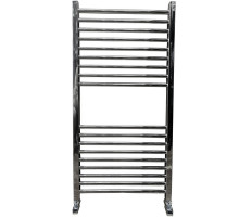 Водяной полотенцесушитель Ника Modern ЛМ 2 100x50 Хром 18 перекладин