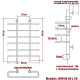 Электрический полотенцесушитель Ника Mix Вираж L 80x50 Хром