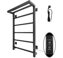 Электрический полотенцесушитель Altasan СкалаПроф 80х50 СкалаПроф8050ПЧМ с полкой Черный муар