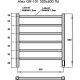 Электрический полотенцесушитель Grois Alex GR-101 50/60 П6 9016 U Белый матовый