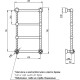 Электрический полотенцесушитель Migliore Edera 79x48 L 20297 Бронза