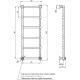 Электрический полотенцесушитель Migliore Edera 126x48 L 20299 Хром