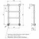 Электрический полотенцесушитель Migliore Edera 79х49 R 20293 Бронза