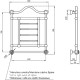 Электрический полотенцесушитель Migliore Edward 85x68 L 20312 Хром