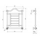 Электрический полотенцесушитель Migliore Edward 85x68 R 22634 Бронза