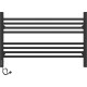 Электрический полотенцесушитель Laris Оливия ЧКЧ8 800x500 L 73207628 Черный муар