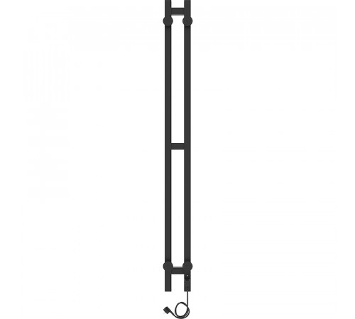 Электрический полотенцесушитель Laris Прайм Дуэт ЧКЧ 80х1200 L 73207608 Черный муар