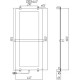 Электрический полотенцесушитель Allen Brau Infinity 44x100 8.21002.GL зеркальный