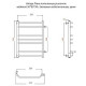 Водяной полотенцесушитель Aringa Лана 50x80x50 AR03026CH Хром