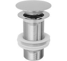 Донный клапан WellWant WWS02110M click-clack Хром