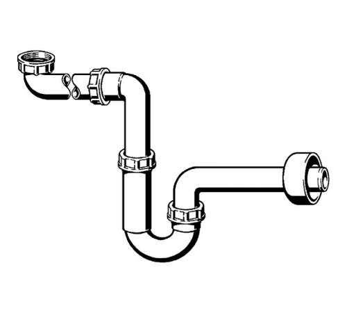 Сифон для раковины Viega 5729 606220 Белый