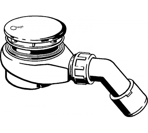 Сифон для душевого поддона Viega Tempoplex  6963 634100 Хром