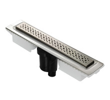 Душевой лоток Berges C1 Brise 400 090029 с решеткой Хром матовый