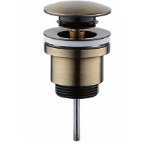 Донный клапан Frap F62-4 click-clack Бронза