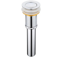 Донный клапан Frap F66 click-clack Хром