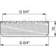 Переходник для сифона Alcaplast S0507-ND G  6/4×5/4