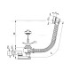 Слив-перелив Alcaplast A51BM полуавтомат Белый