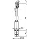 Сливная арматура Alcaplast A09B Белая