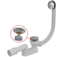 Слив-перелив Alcaplast A507CKM Click-Clack Хром