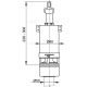 Сливная арматура Alcaplast A02 Белая