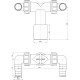 Колено для сифона Alcaplast P155Z с двумя штуцерами Белое