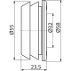 Манжета Alcaplast Z0026-ND гофрированная 60/32 мм