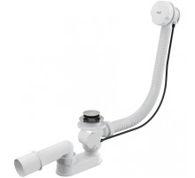 Слив-перелив Alcaplast A51B-80 полуавтомат Белый Хром